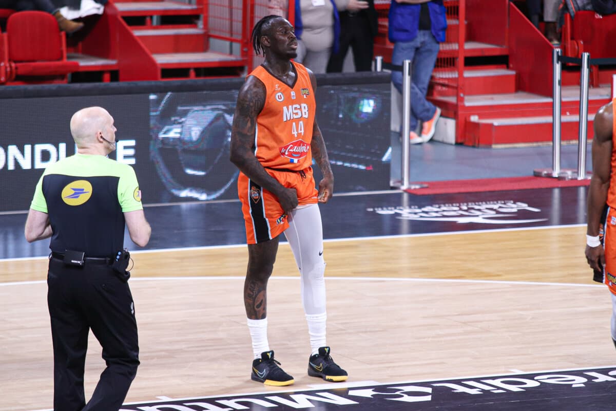Williams Narace (Le Mans) face à Paris Basketball, Betclic ELITE, 5 mars 2022