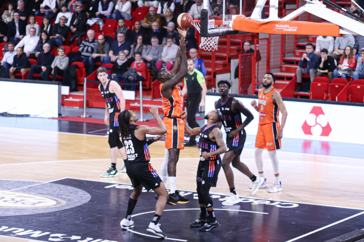Williams Narace (Le Mans) face à Paris Basketball, Betclic ELITE, 5 mars 2022
