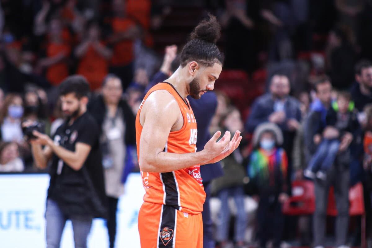 Kaza Kajami-Keane (Le Mans) face à Paris Basketball, Betclic ELITE, 5 mars 2022