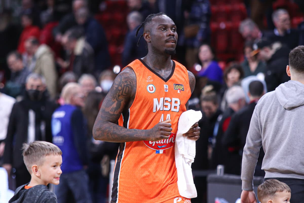 Williams Narace (Le Mans) face à Paris Basketball, Betclic ELITE, 5 mars 2022