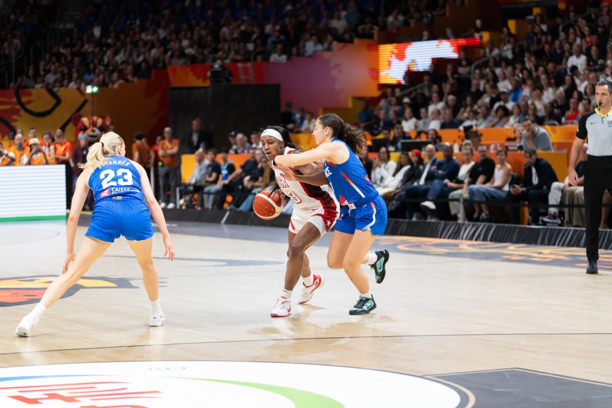 Jackie Young (Etats-Unis (F)) face à Carla Leite (France (F)), Coupe du Monde Féminine, 13 septembre 2026