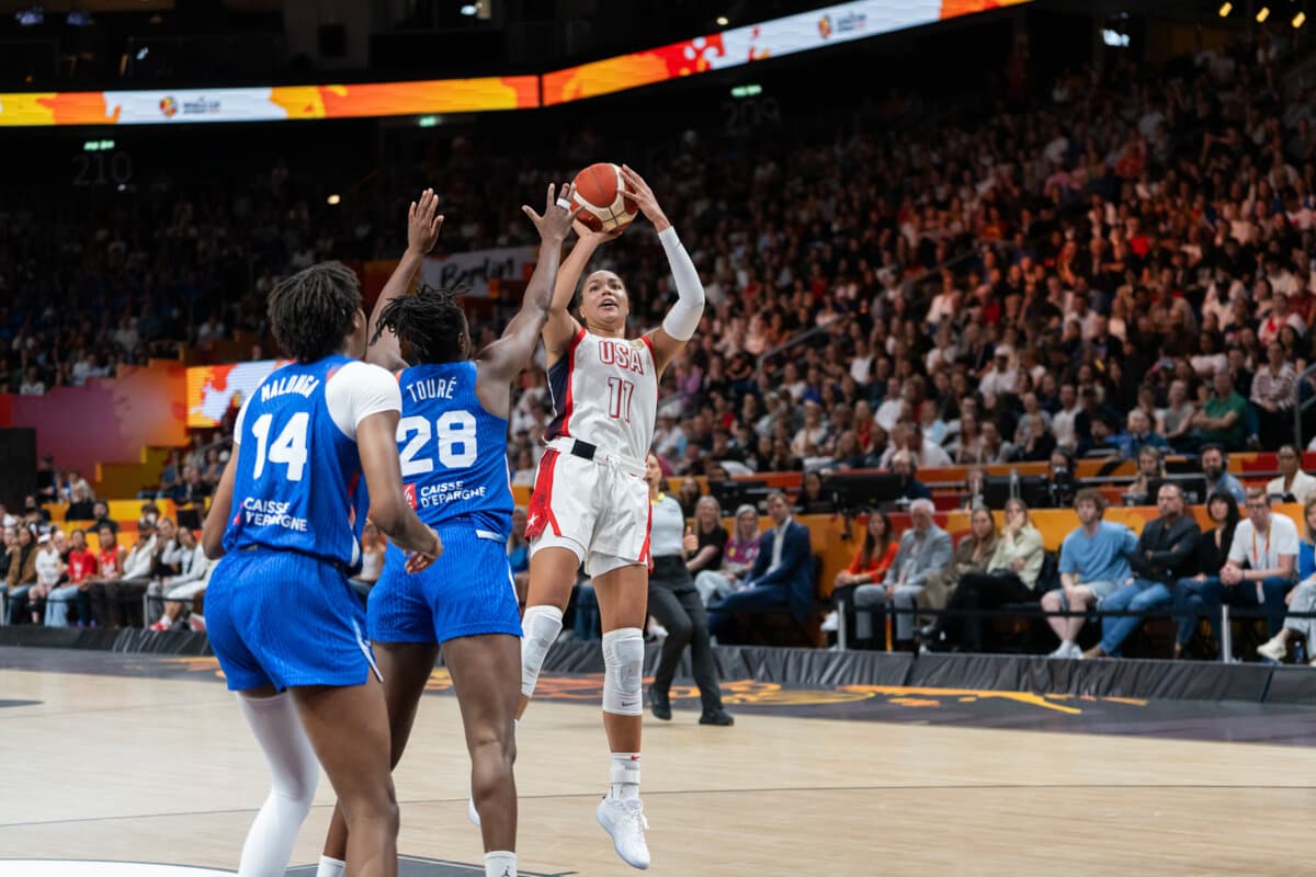 Napheesa Collier (Etats-Unis (F)) face à France (F), Coupe du Monde Féminine, 13 septembre 2026