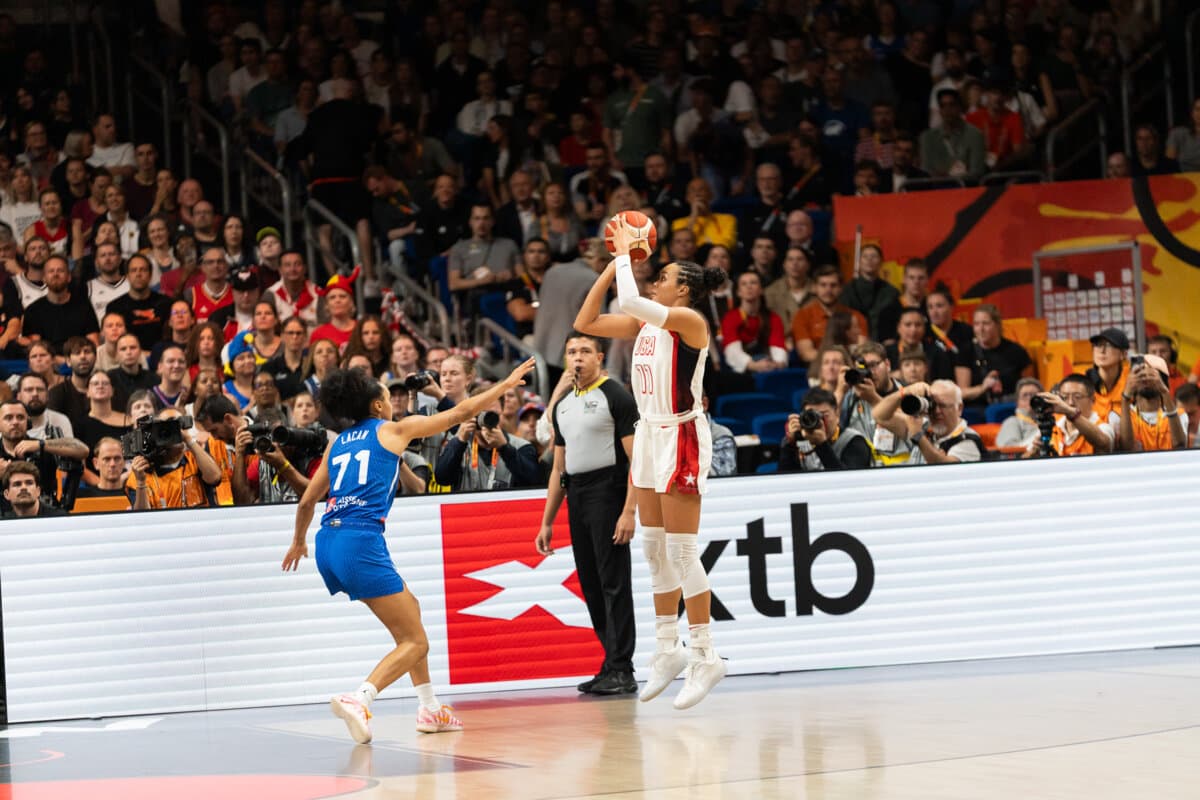 Napheesa Collier (Etats-Unis (F)) face à France (F), Coupe du Monde Féminine, 13 septembre 2026