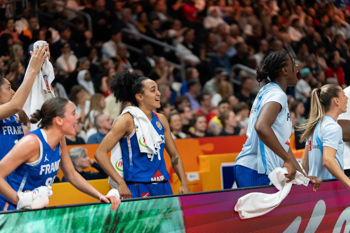 Leïla Lacan et Pauline Astier (France (F)) face à Etats-Unis (F), Coupe du Monde Féminine, 13 septembre 2026