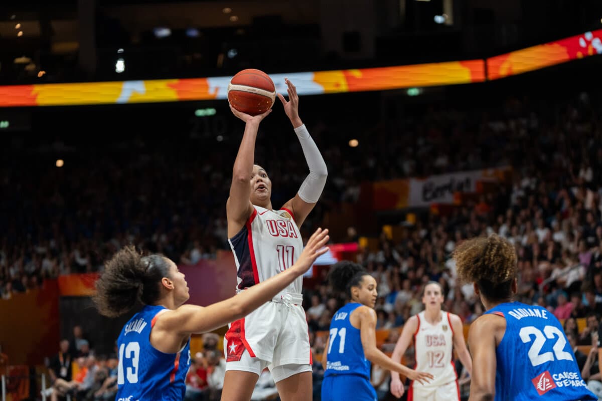 Napheesa Collier (Etats-Unis (F)) face à France (F), Coupe du Monde Féminine, 13 septembre 2026