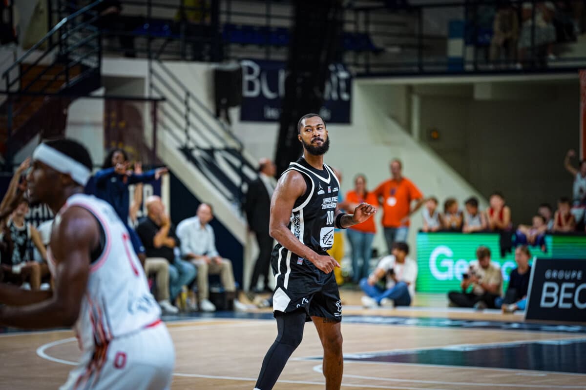 Mikael Hopkins (Gravelines) face à Le Mans, Betclic ELITE, 26 septembre 2026