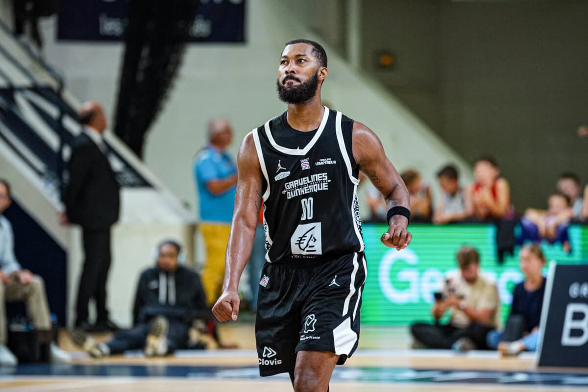 Mikael Hopkins (Gravelines) face à Le Mans, Betclic ELITE, 26 septembre 2026