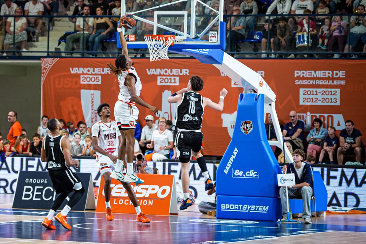 Melvin Ajinça (Le Mans) face à Gravelines, Betclic ELITE, 26 septembre 2026