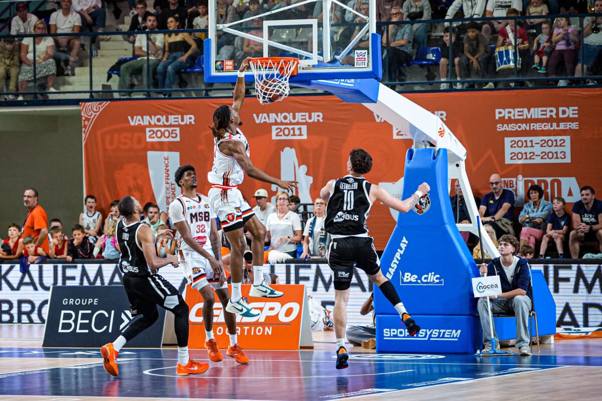 Melvin Ajinça (Le Mans) face à Gravelines, Betclic ELITE, 26 septembre 2026
