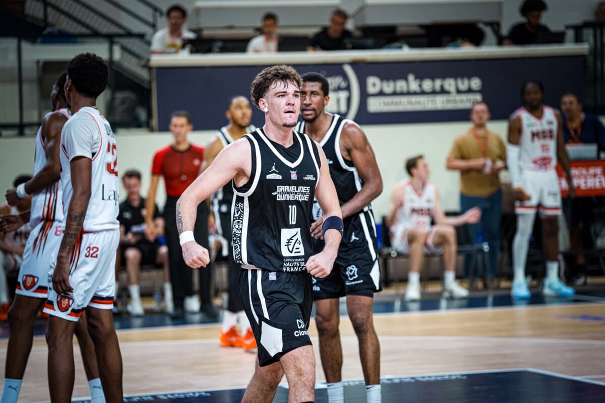 Louka Letailleur (Gravelines) face à Le Mans, Betclic ELITE, 26 septembre 2026