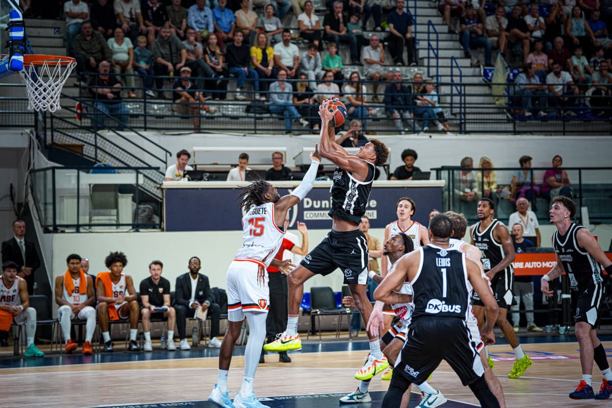 Jahel Trefle (Gravelines) face à Le Mans, Betclic ELITE, 26 septembre 2026