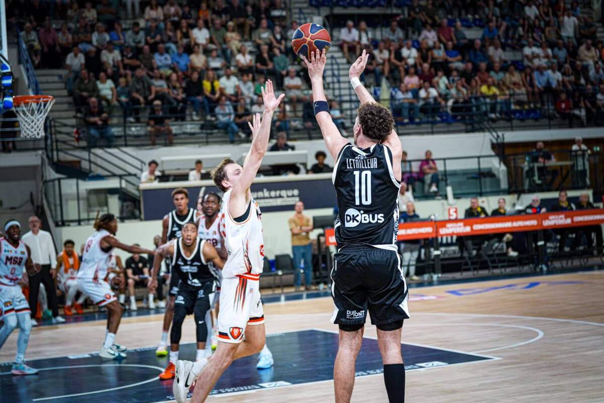 Louka Letailleur (Gravelines) face à Le Mans, Betclic ELITE, 26 septembre 2026