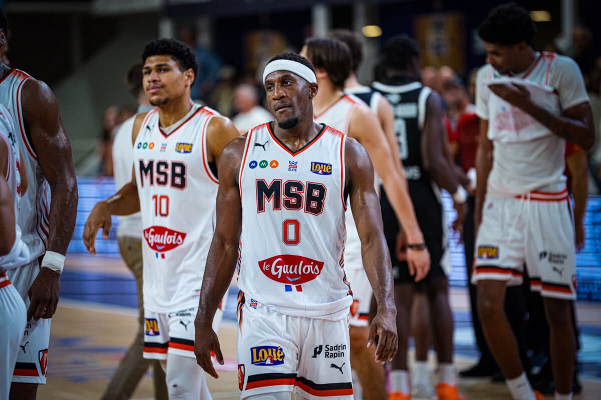 Carlos Stewart et Ugo Doumbia (Le Mans) face à Gravelines, Betclic ELITE, 26 septembre 2026