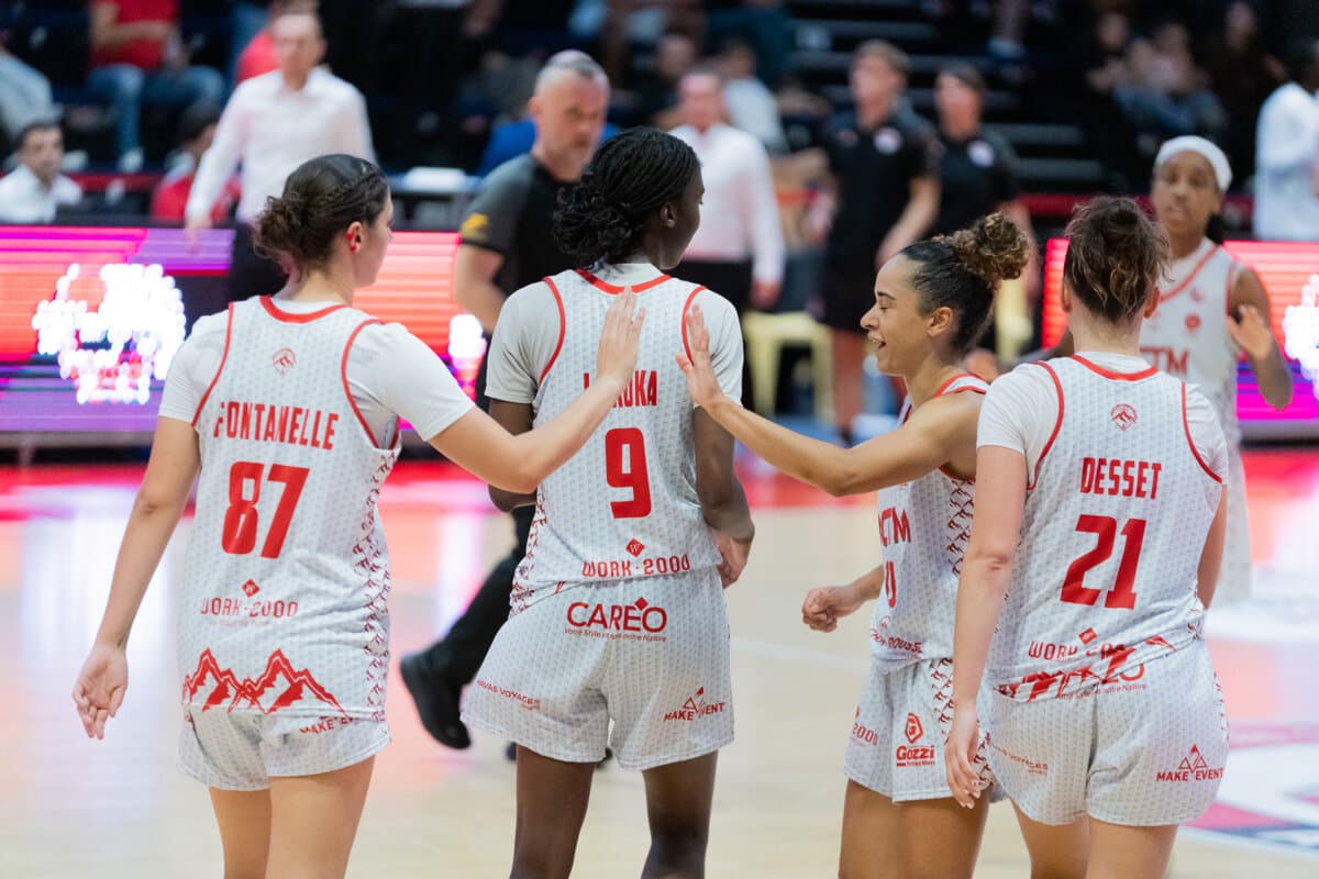 Léa Fontanelle, Tilise Boisseron et Nathalie Desset (La Tronche Meylan) face à Chartres Féminin, La Boulangère Wonderligue, 27 septembre 2026