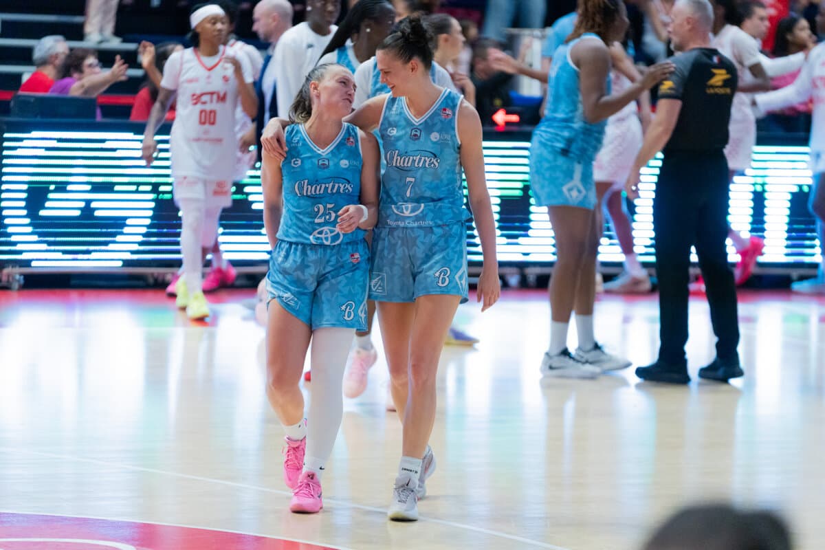 Clarisse Legrand et Coralie Chabrier (Chartres Féminin) face à La Tronche Meylan, La Boulangère Wonderligue, 27 septembre 2026