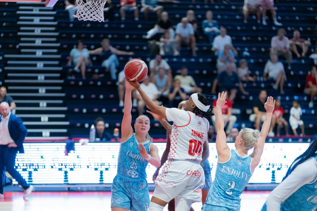 Jasmine Thomas (La Tronche Meylan) face à Yvanna Enjolvy (Chartres Féminin), La Boulangère Wonderligue, 27 septembre 2026