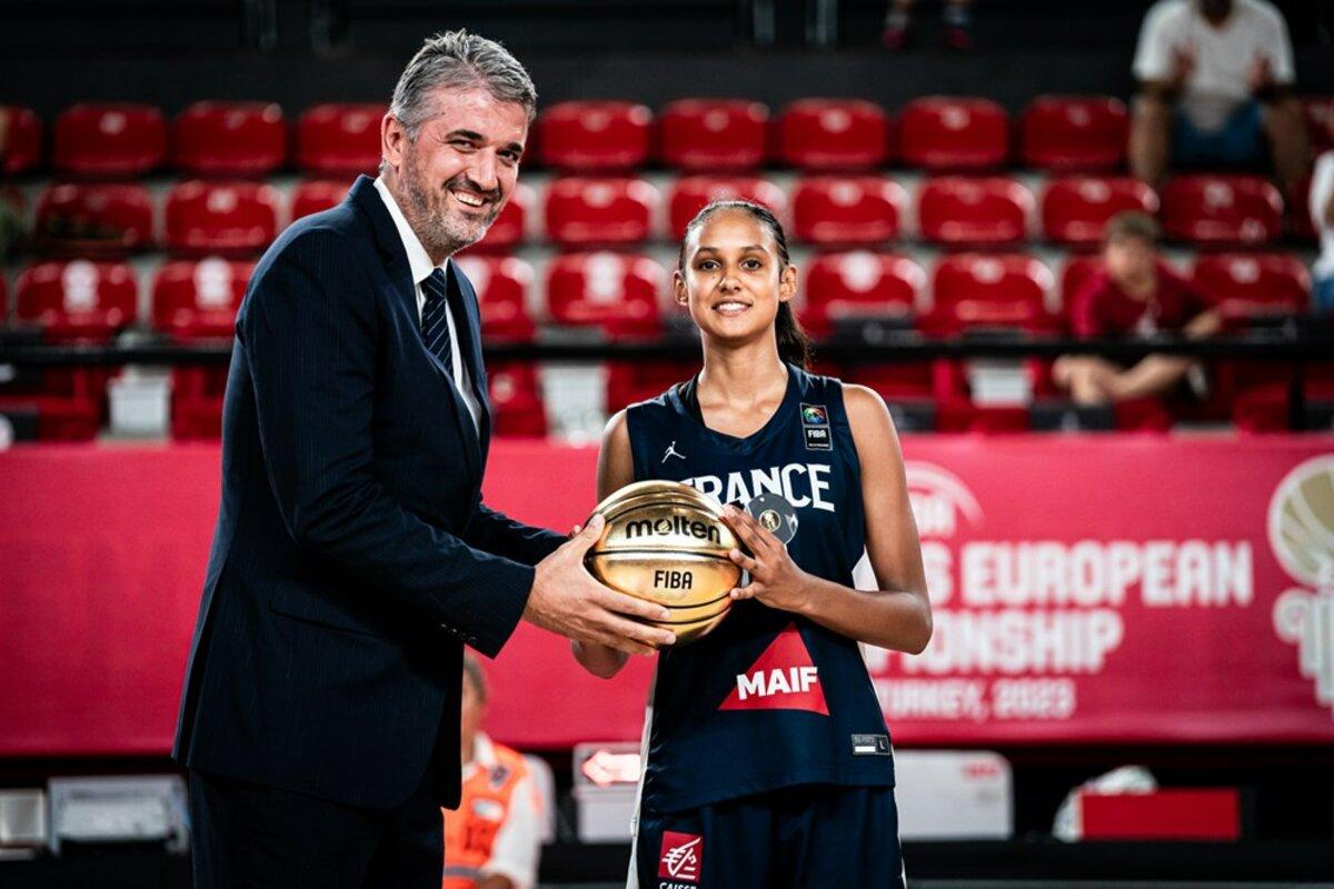 Aïnhoa Risacher MVP de l&rsquo;Euro U16 2023
