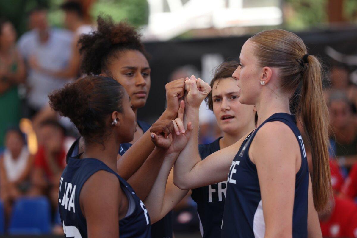 Invaincue, l’équipe de France U17 féminine se qualifie pour la FIBA 3&#215;3 Europe Cup