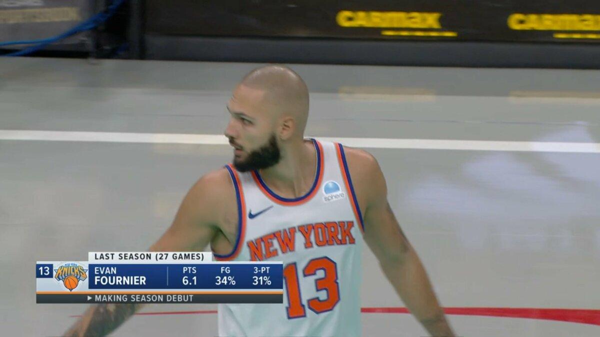Evan Fournier sorti du placard des Knicks !