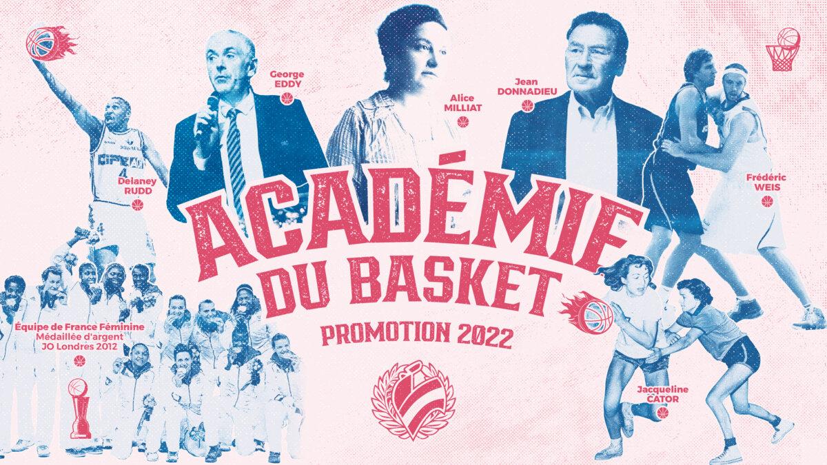 La promotion 2022 des Académiciens du basket français