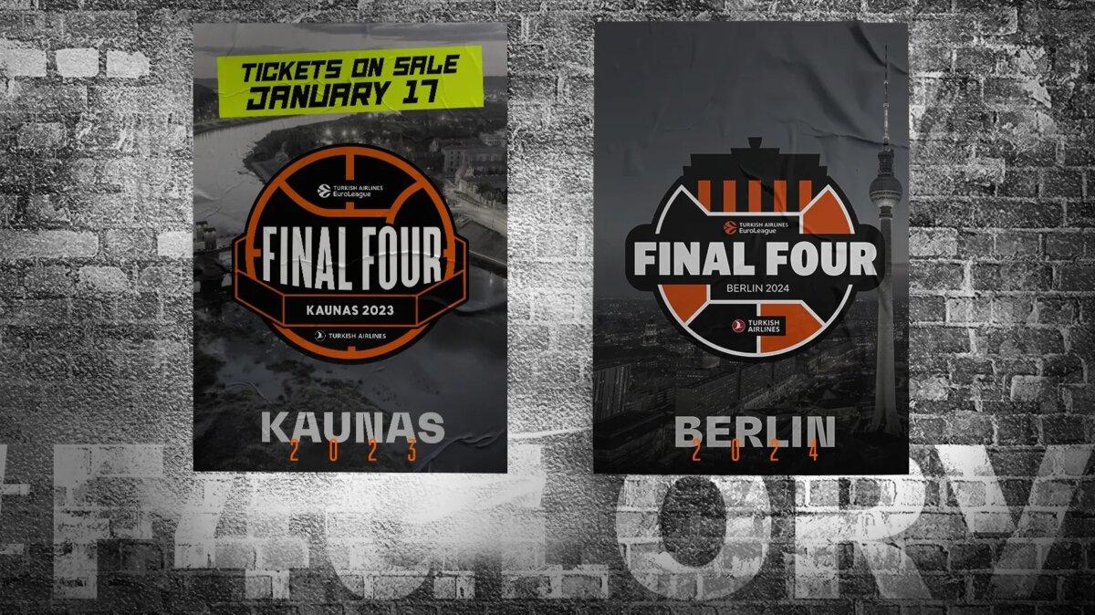 Le Final Four 2023 à Kaunas, celui de 2024 à Berlin