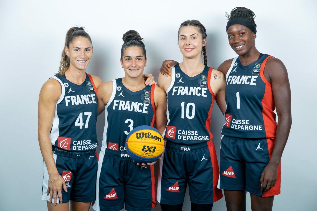 L&rsquo;équipe de France féminine 3&#215;3 en quarts de finale à Bucarest