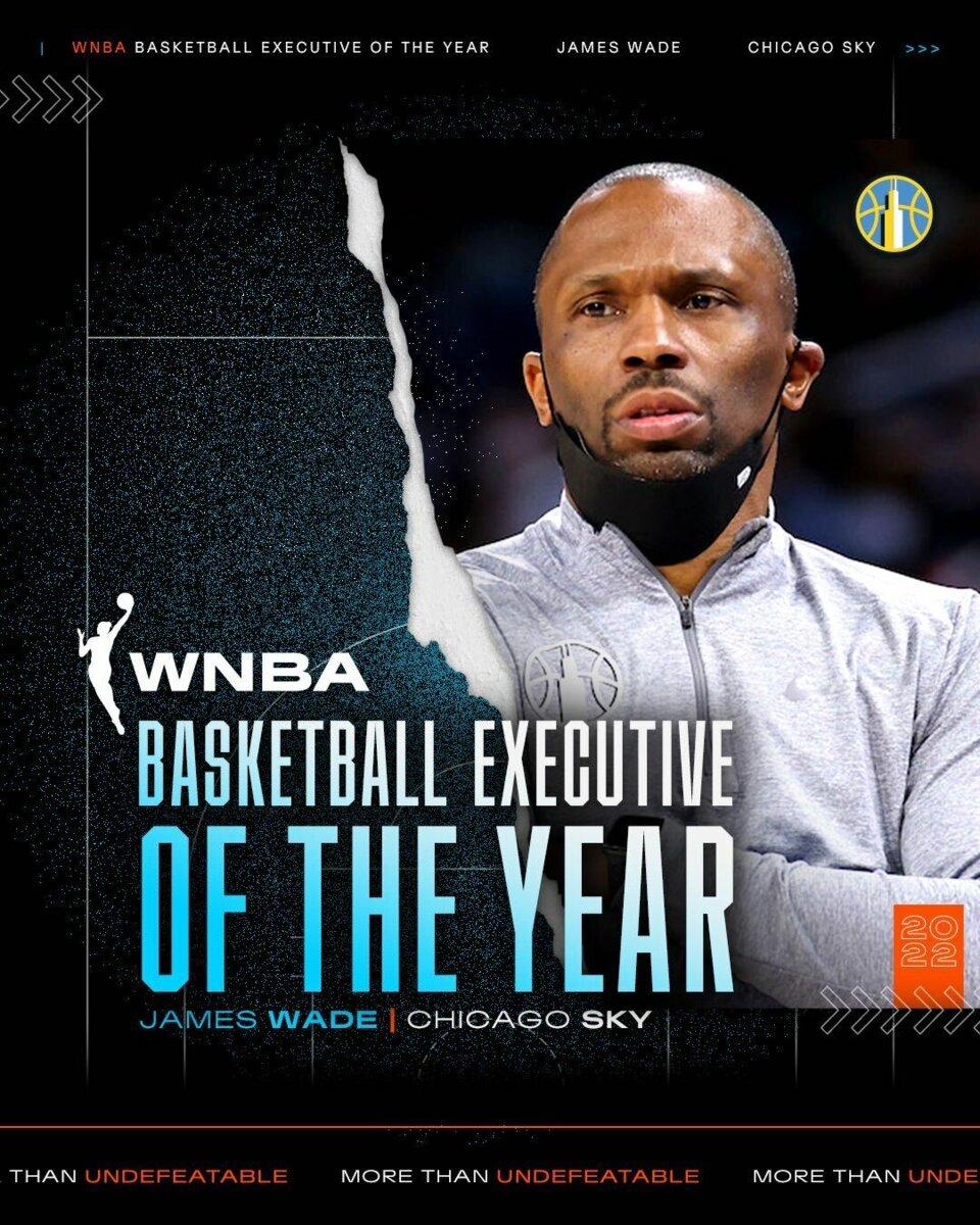 James Wade dirigeant de la saison WNBA 2022