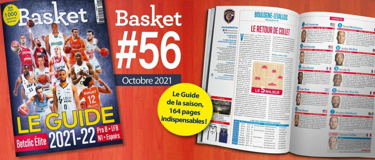 Le guide de la saison 2021-2022 de Basket le Mag est sorti
