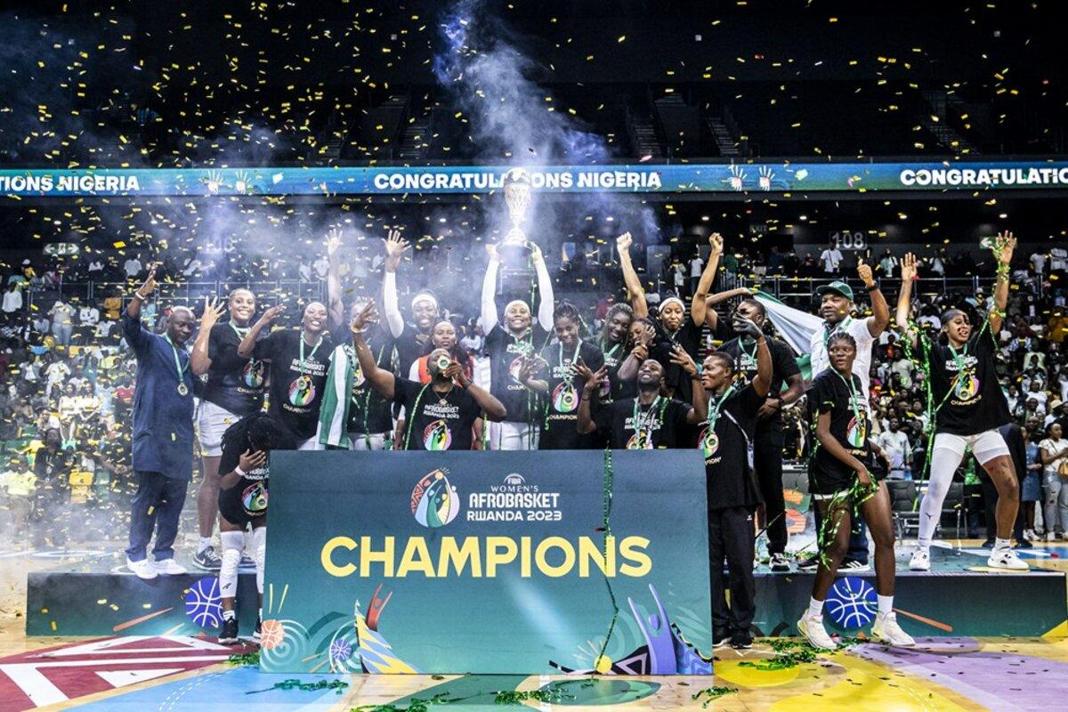 Le Nigeria champion d&rsquo;Afrique pour la quatrième fois de suite, Amy Okonkwo (Landerneau) MVP