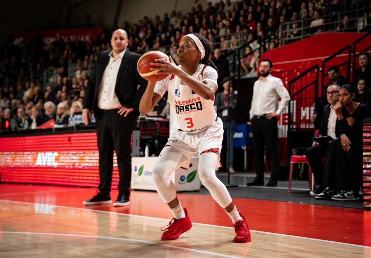 Villeneuve d&rsquo;Ascq, victorieux de Basket Landes, va finir en tête de la LFB