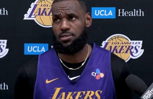LeBron James LA Lakers présaison 2022