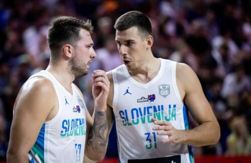 Luka Doncic Vlatko Cancar Slovénie 2022 FIBA