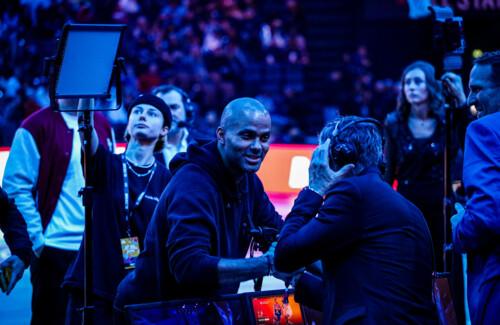 Tony Parker consultant basket pour France Télévisions aux JO de Paris