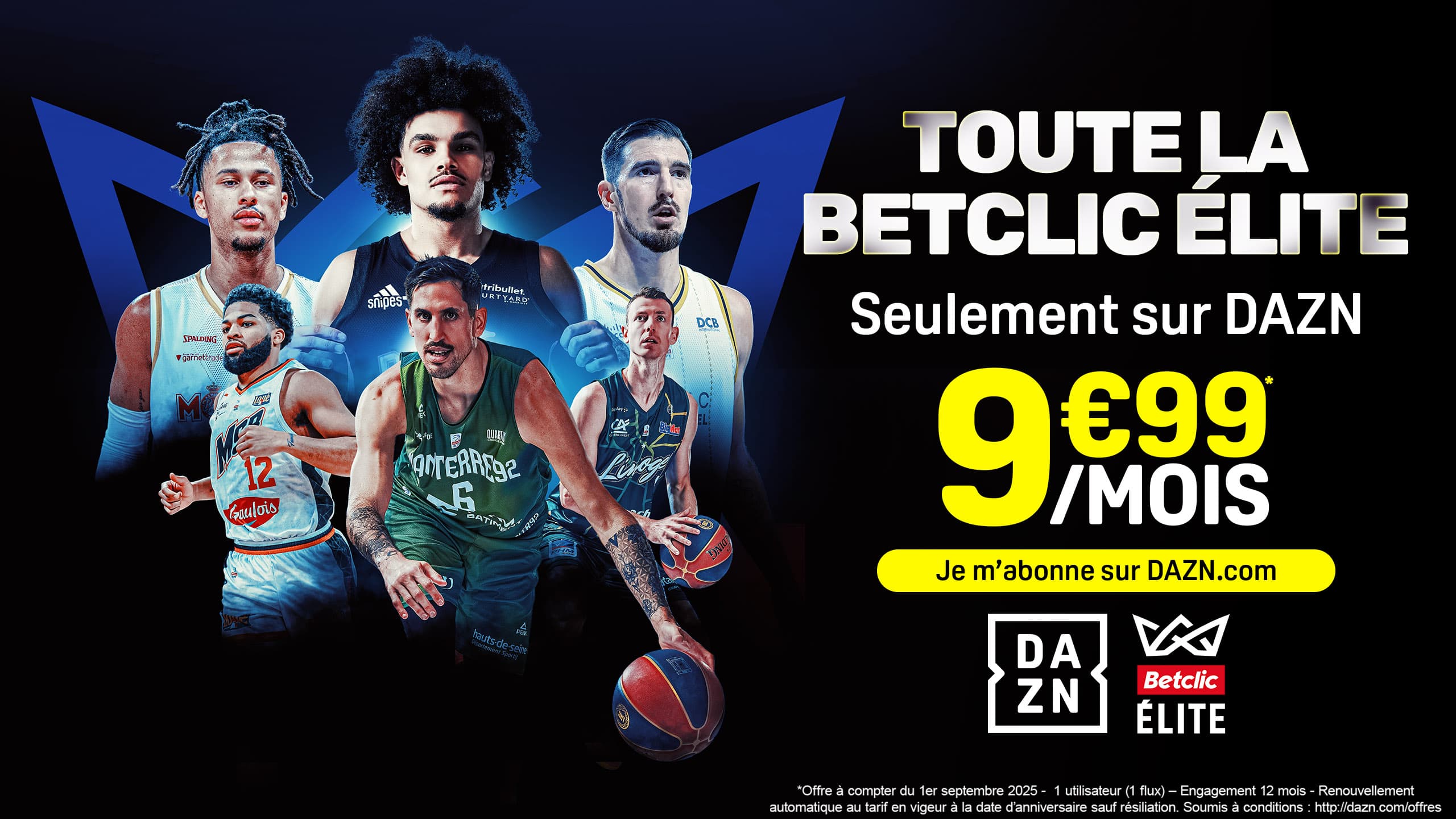 Où regarder les 5 matchs de BETCLIC Elite ce samedi 11 octobre ?