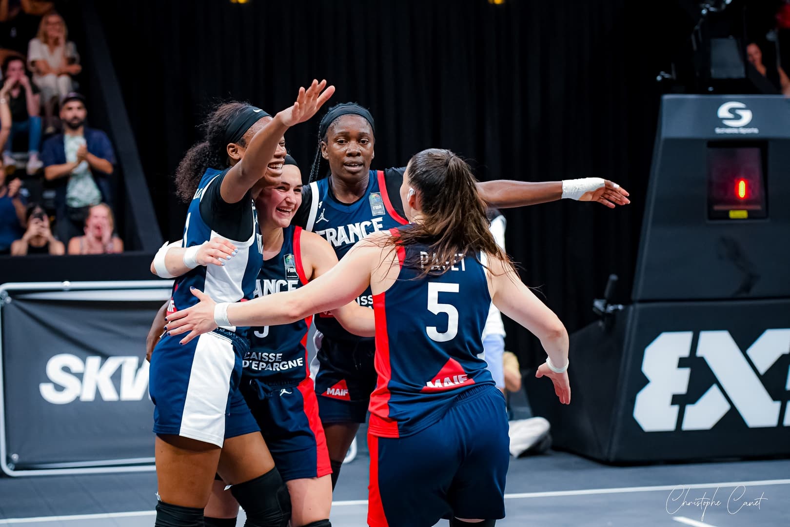 L’équipe de France féminine de 3×3 directement qualifiée pour les JO !