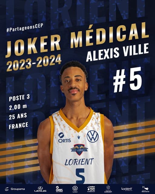 Alexis Ville joker médical à Lorient