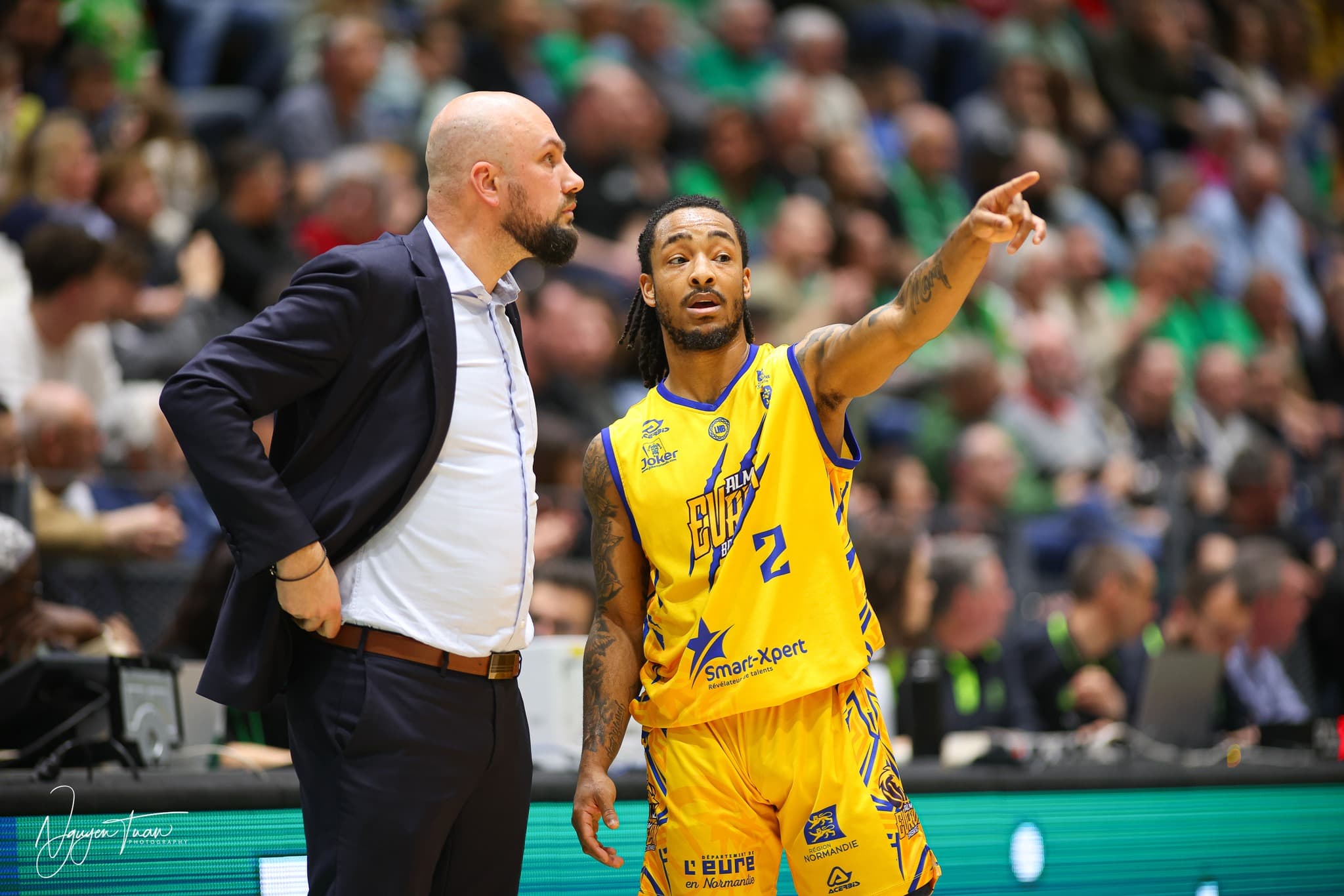 Artisan du maintien de l’ALM Évreux en Élite 2, E.J. Day file… au Kazakhstan !