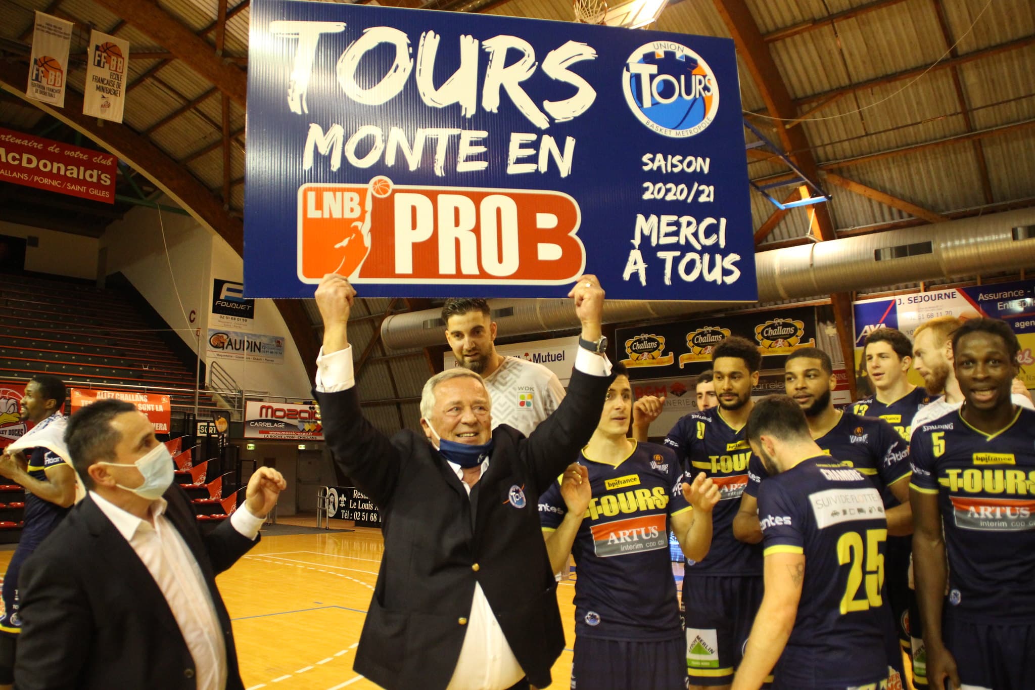 Acteur de la montée en Pro B, Bruno de l’Espinay va quitter la présidence du Tours MB