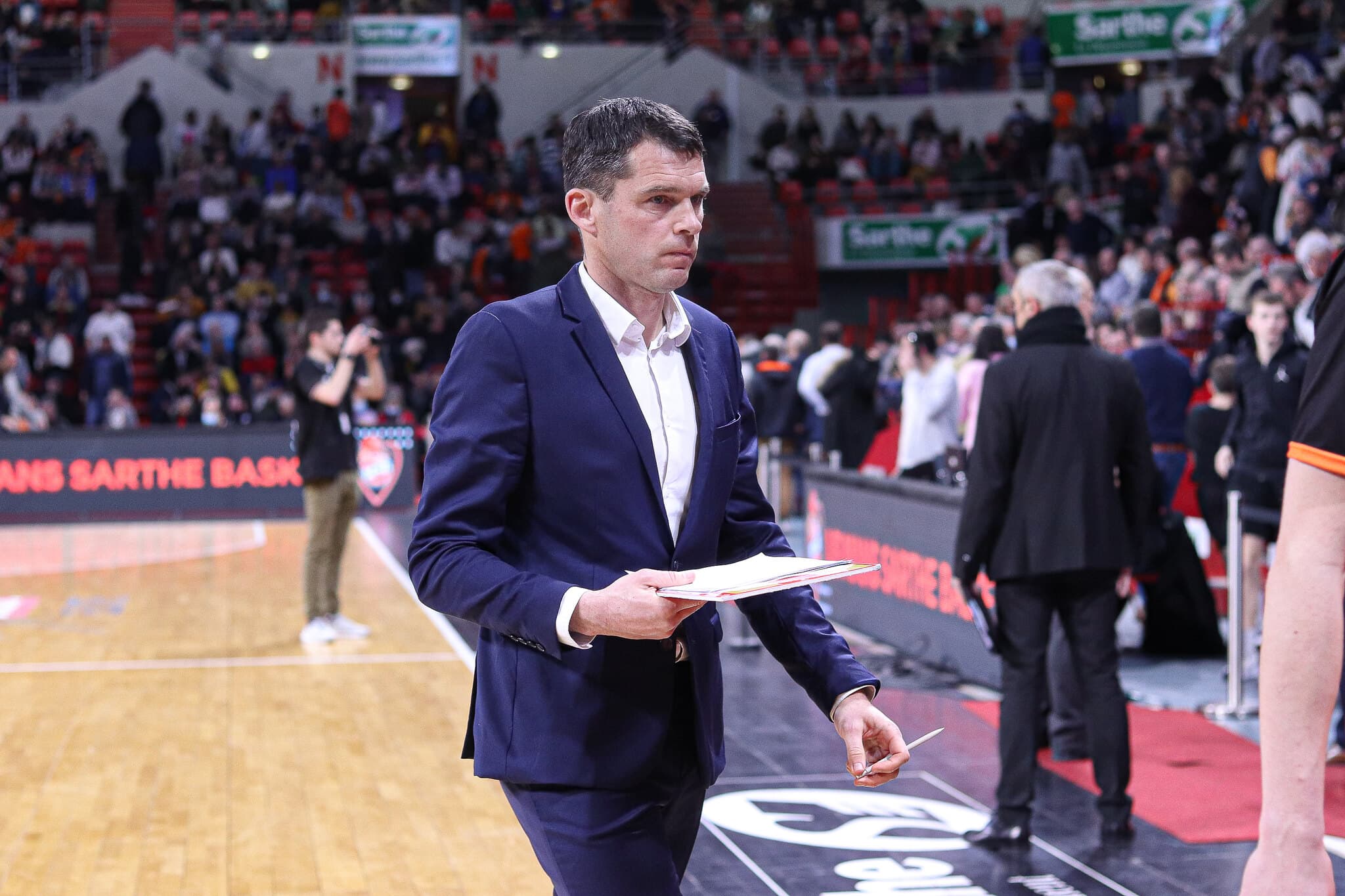 L’intérim se poursuit pour Antoine Mathieu, encore à la tête du MSB contre l’ASVEL et l’Hapoël Holon