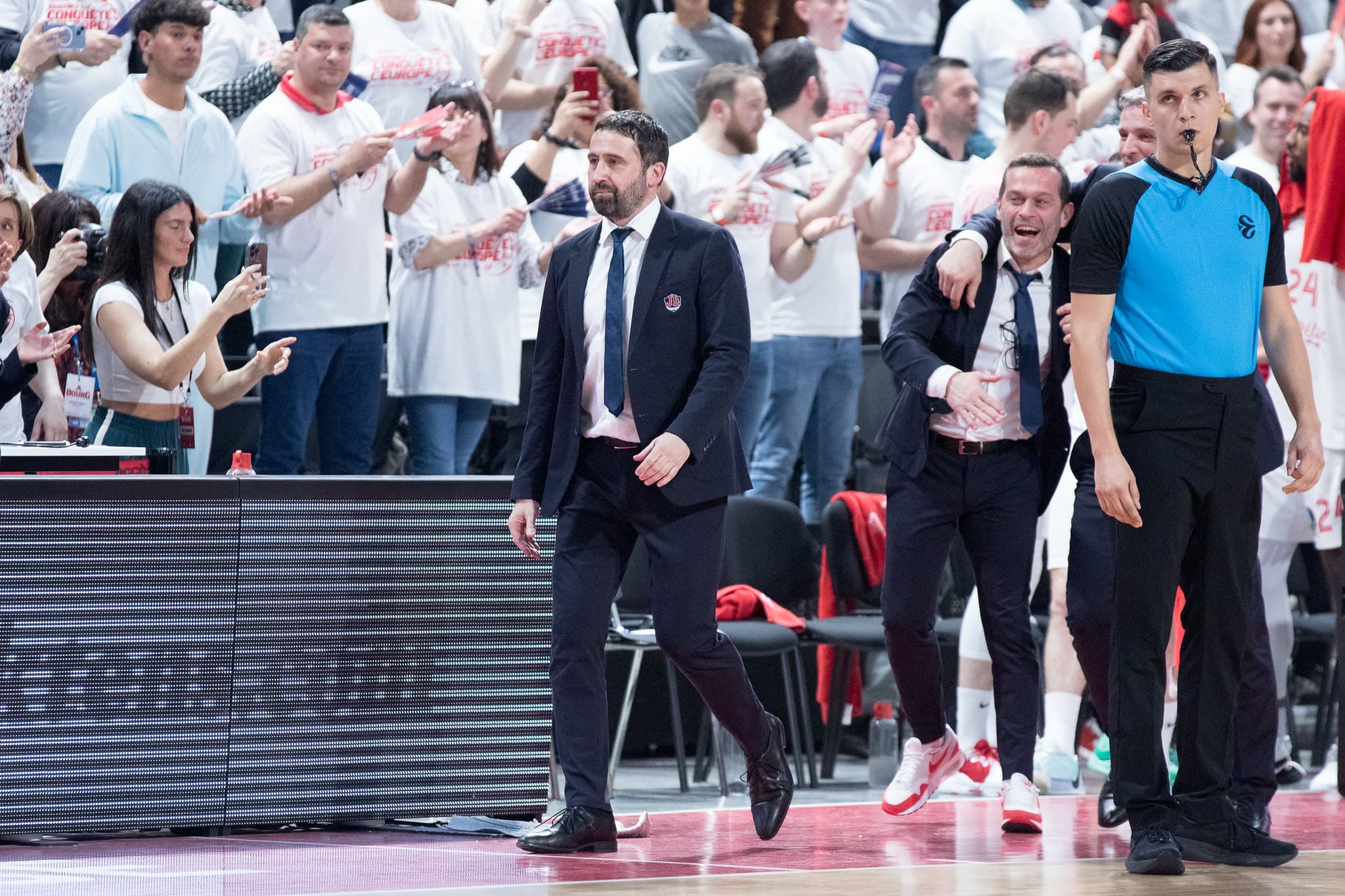Premier coach de la JL Bourg cette saison, Jean-Baptiste Lecrosnier était « comme un dingue » mercredi soir