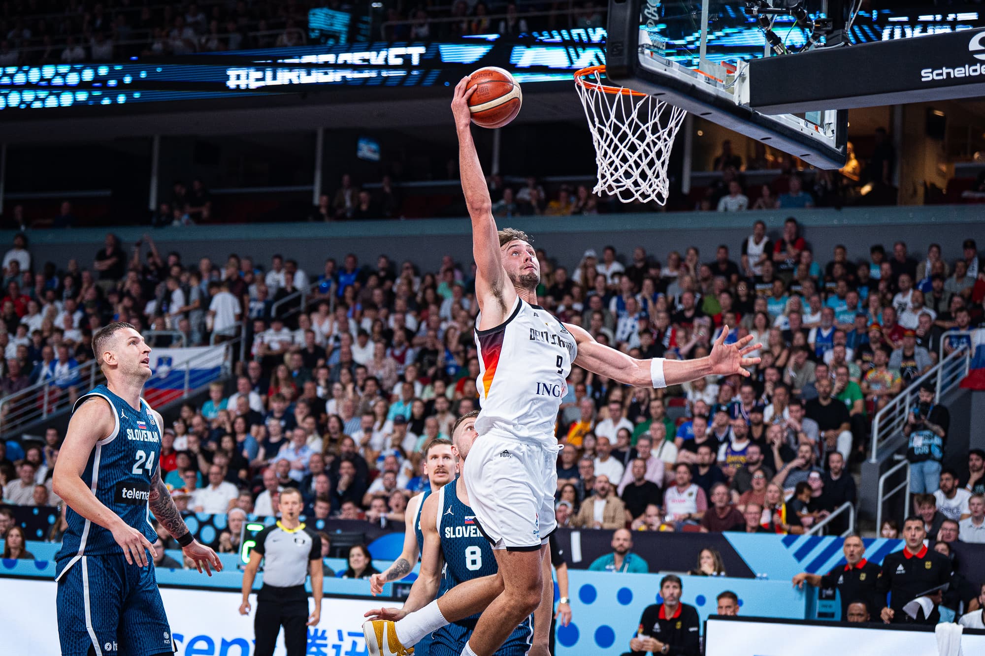 L’Allemagne retourne en demi-finale de l’Euro, nouvelle campagne sans médaille pour Doncic