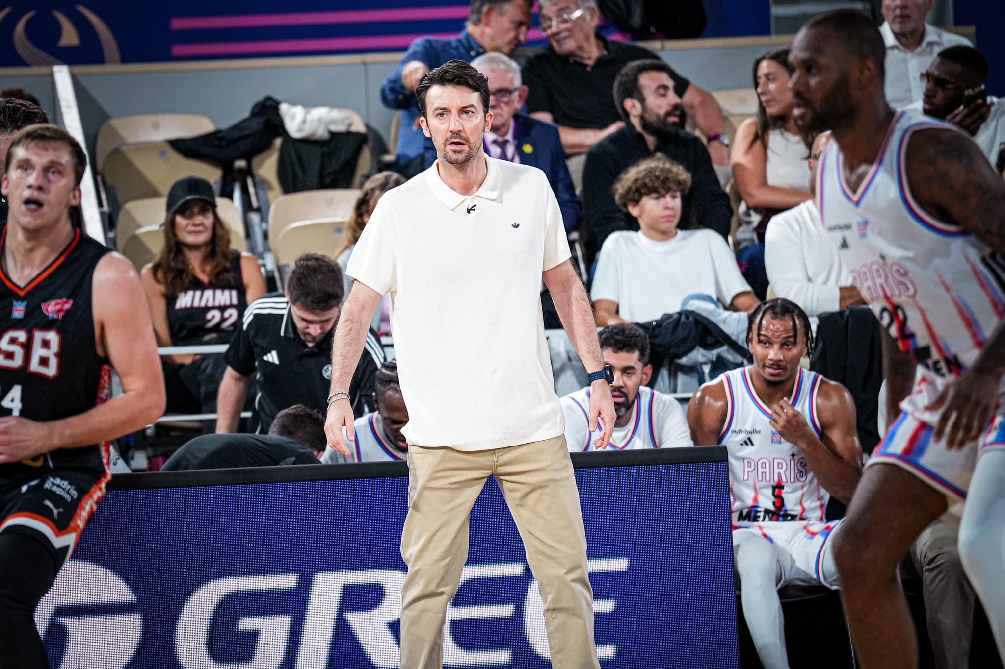 Francesco Tabellini veut prouver qu’il mérite sa place au Paris Basketball