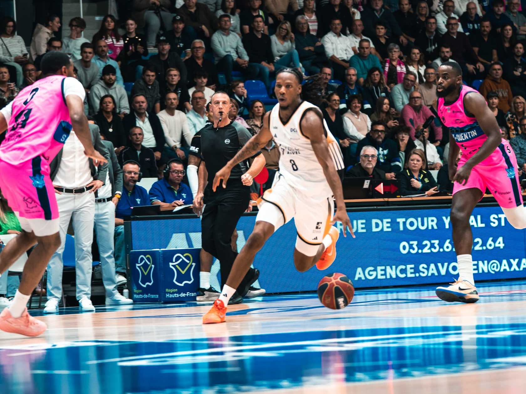 « Comme à la maison à Saint-Quentin », Melvin Ajinça (ASVEL) joue un vilain tour au SQBB