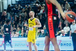 Cette saison en ÉLITE 2, Gaetan Clerc cumule 5,8 points, 2,3 rebonds et 3,2 passes de moyenne. Crédit photo : Cécile Thomas.