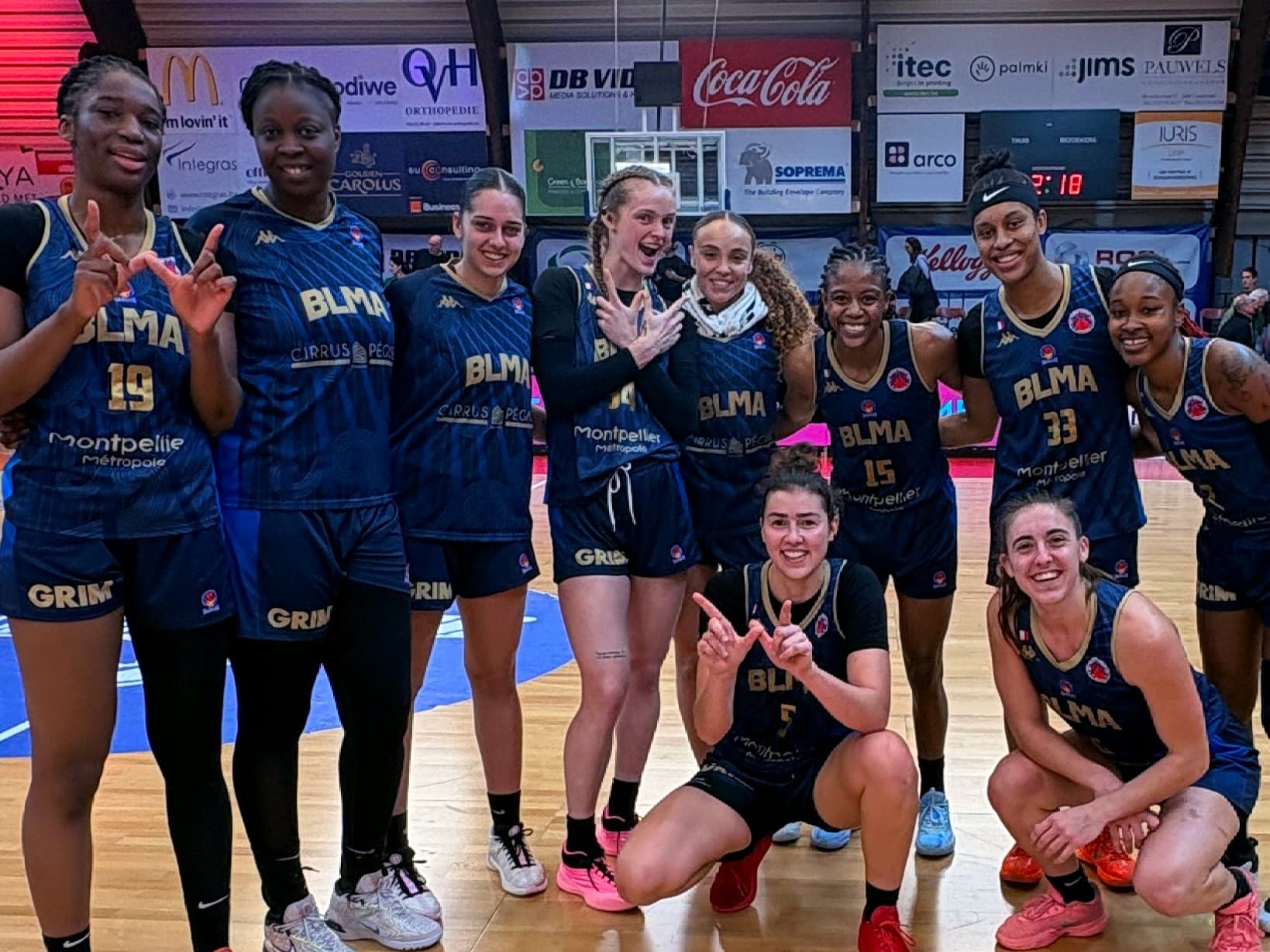 Nell Angloma brille encore et le BLMA met un pied en quart de finale de l’EuroCup