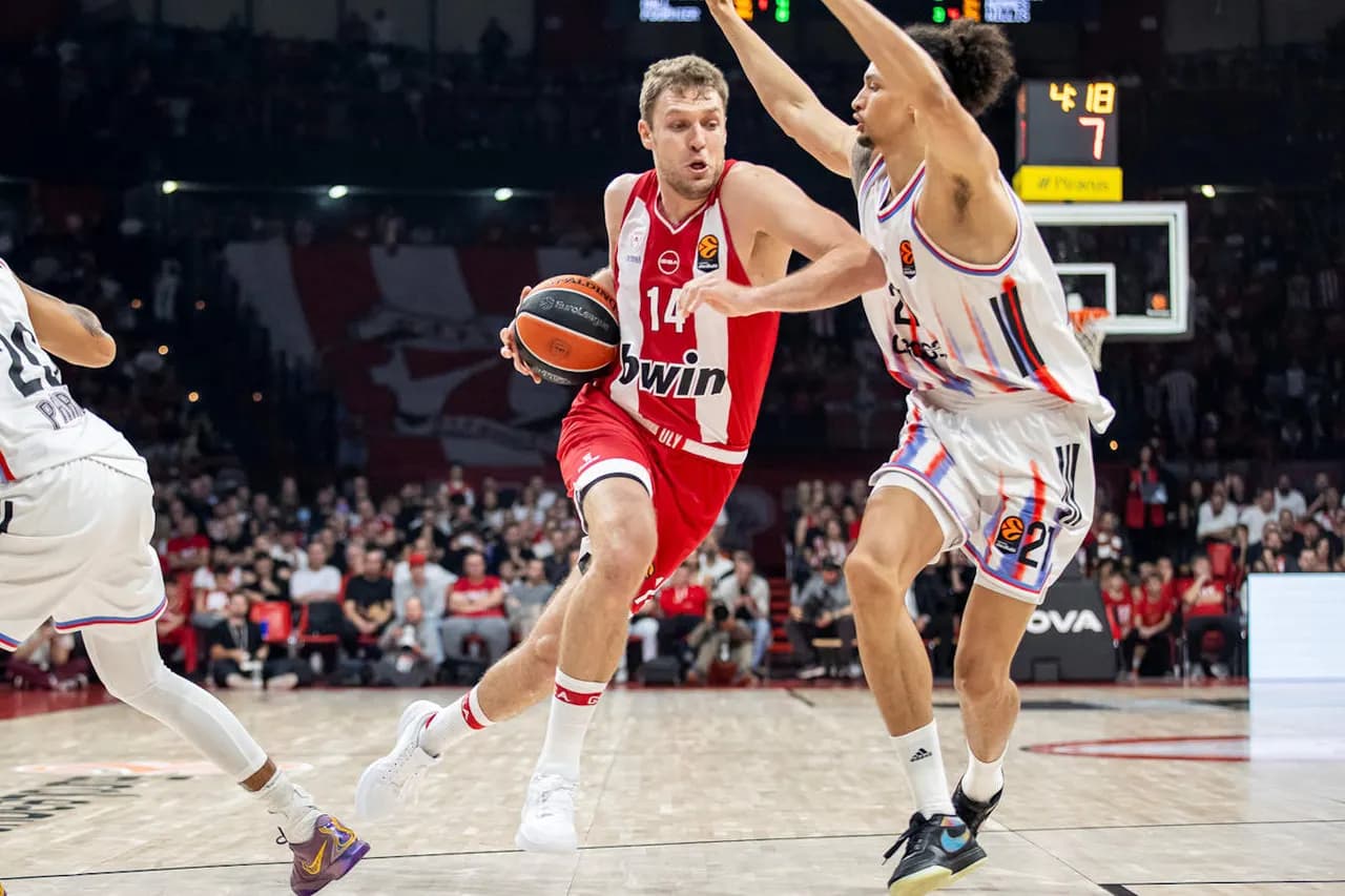 L’Olympiakos diminué à Paris, son leader Vezenkov forfait, Morris incertain