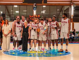Nico Mannion et le BC Roma sanctionnent Le Mans pour clôturer la pré-saison du MSB