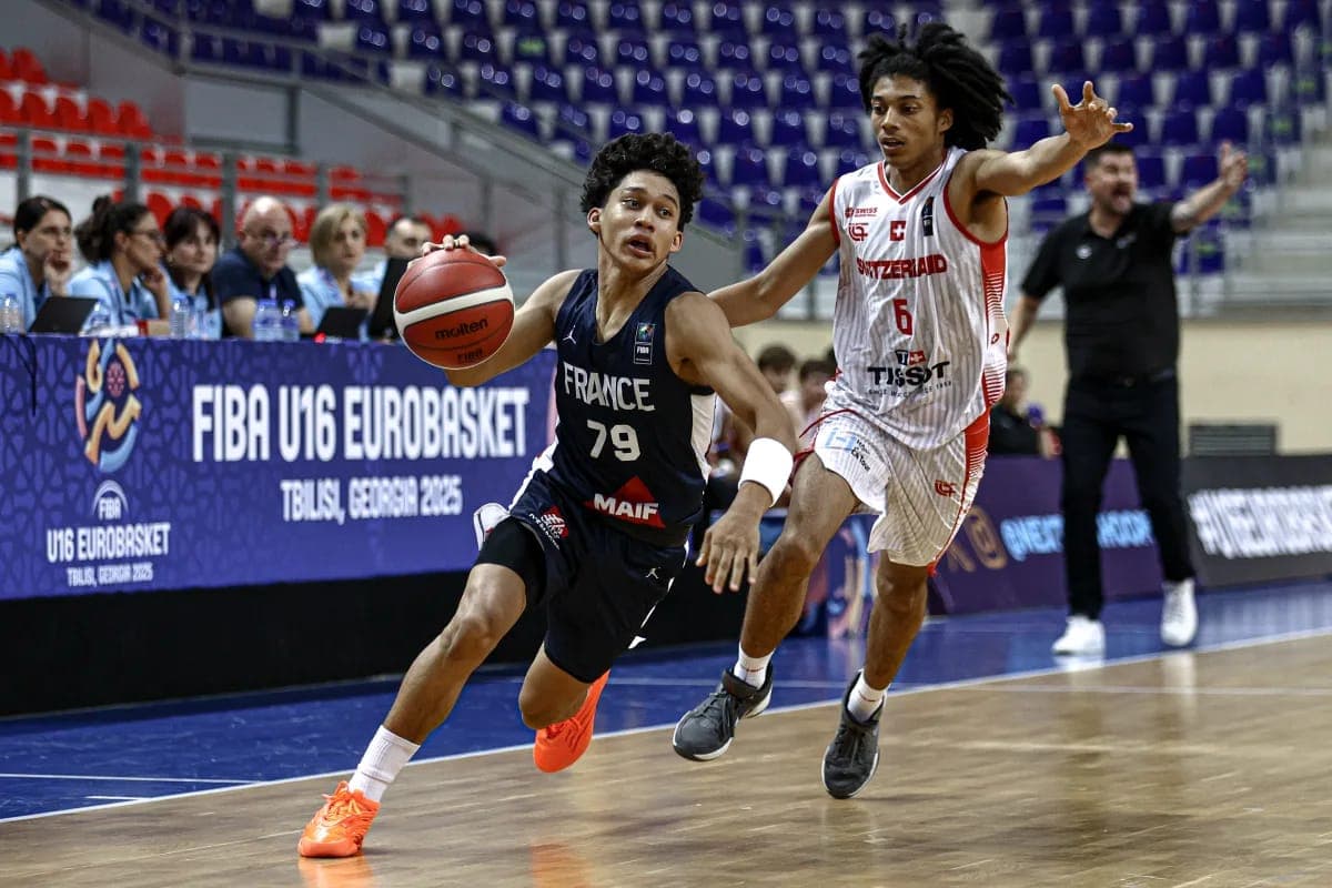 Avec un Aaron Towo-Nansi inarrêtable, les U16 soignent leurs débuts à l’Euro face à la Suisse
