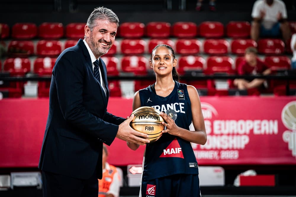 Aïnhoa Risacher MVP de l’Euro U16 2023