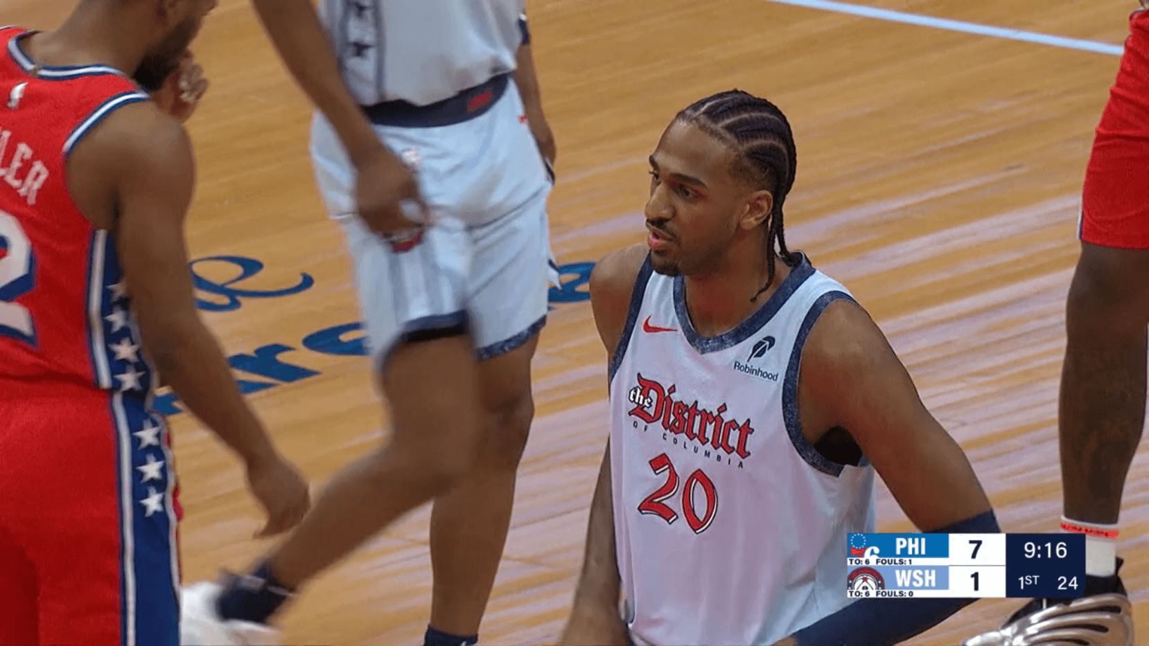 Alexandre Sarr à 12 points, mais Washington s’incline face à Philadelphie